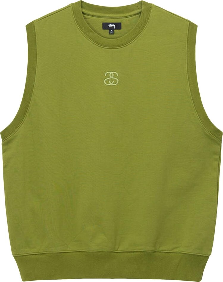 

Жилет Stussy Ss-Link Fleece Vest 'Green', зеленый