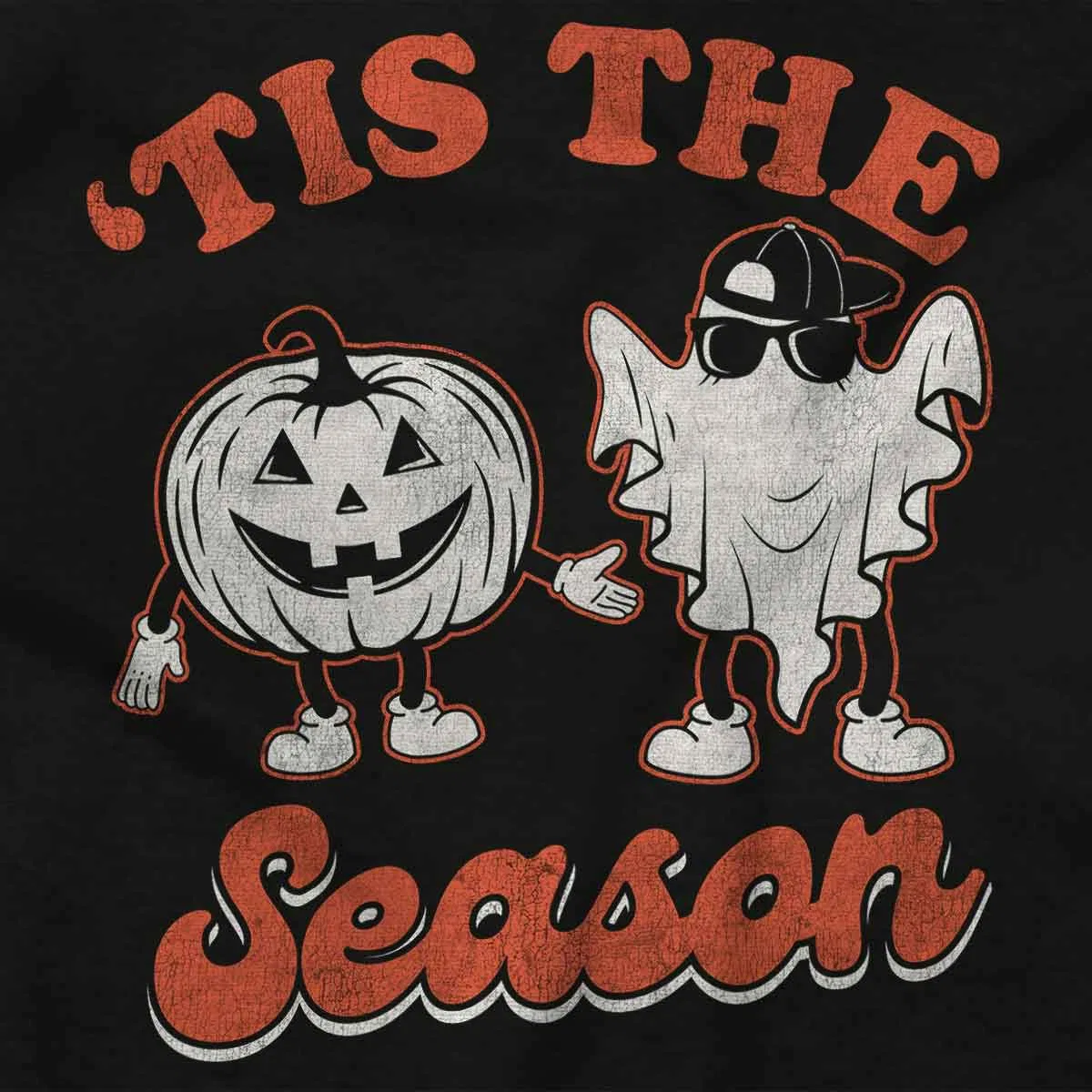 Детское боди с коротким рукавом Halloween Tis The Fall Season Brisco Brands, Black — фото 2