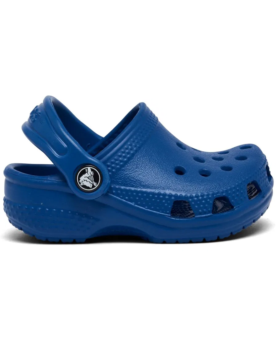 Клоги детские Infant Littles Classic Clogs Crocs, Blue Bolt — фото 3