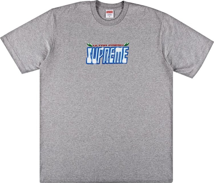 

Футболка Supreme Ultra Fresh Tee 'Heather Grey', серый