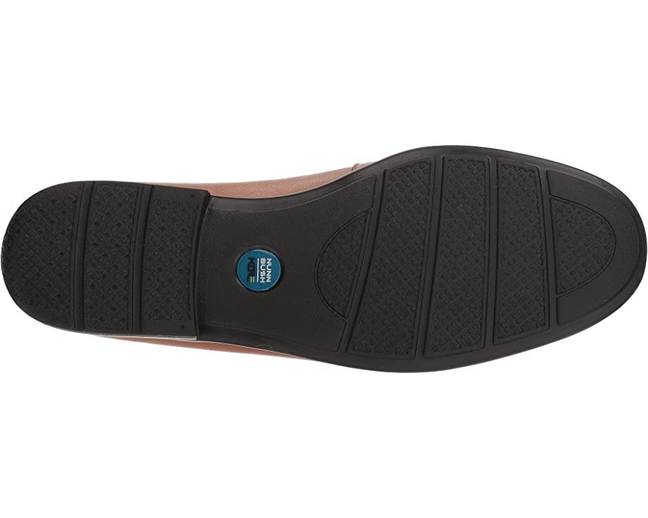 Лоферы Drexel Moc Toe Penny Loafer with KORE Walking Comfort Technology Nunn Bush, коньяк — фото 4