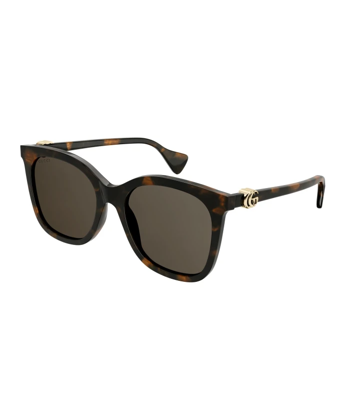 

Солнцезащитные очки gg1071s 002 гавана гавана Gucci, коричневый
