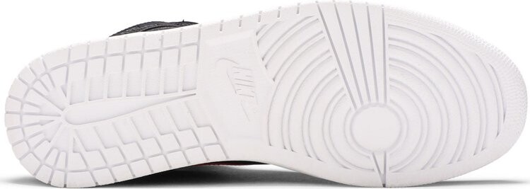 Кроссовки Air Jordan 1 Retro High Rare Air, черно-красный — фото 4