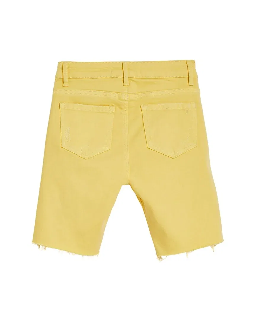 Детские шорты-бермуды с эффектом потертости Diane Destructed tractr, бежевый — фото 2
