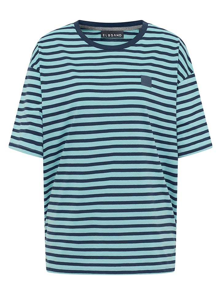 

ELBSAND Футболка "Kia" темно-синего/светло-синего цвета, Синий, ELBSAND Футболка "Kia" темно-синего/светло-синего цвета