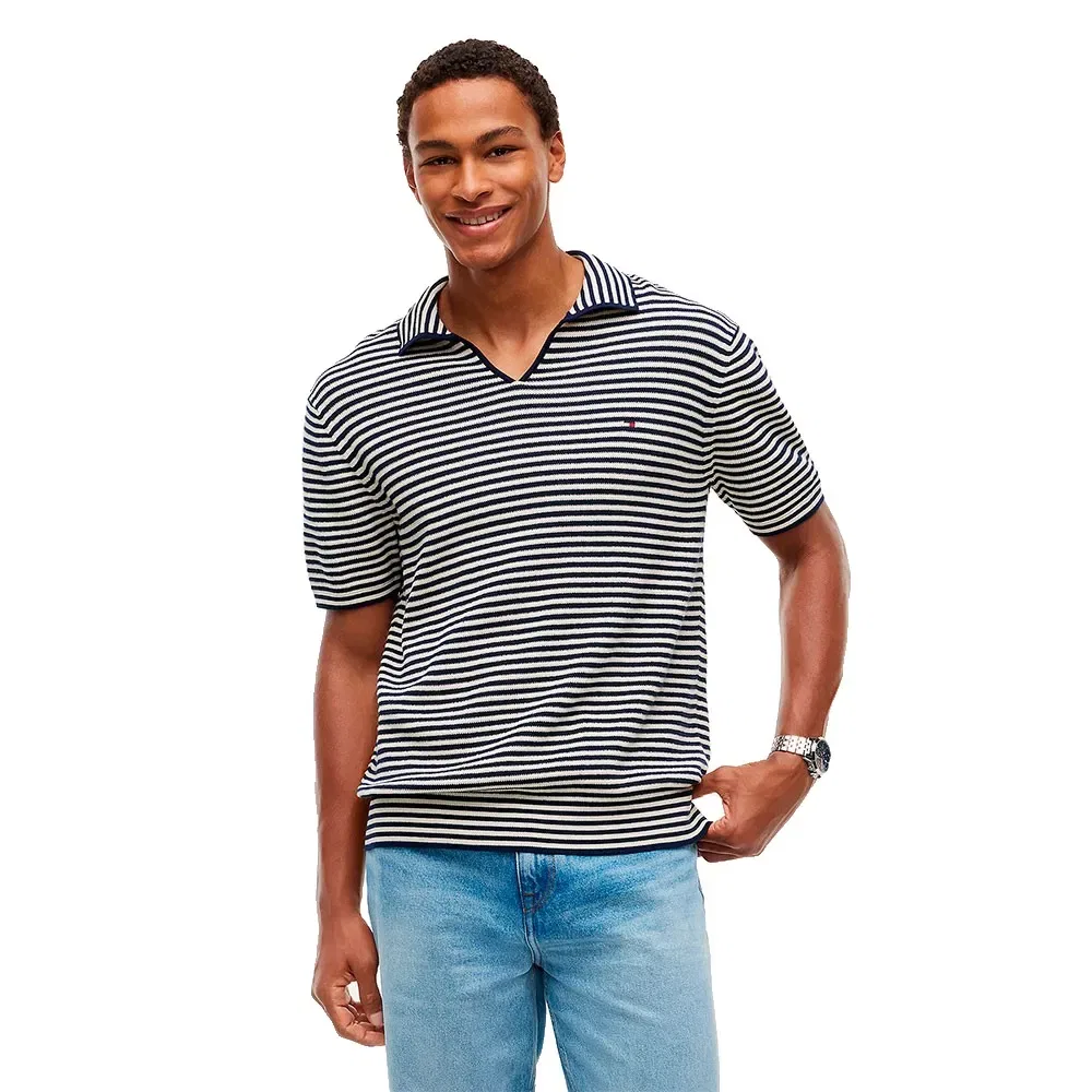 Мужской свитер-поло с коротким рукавом Jonny Polo Tommy hilfiger, Black