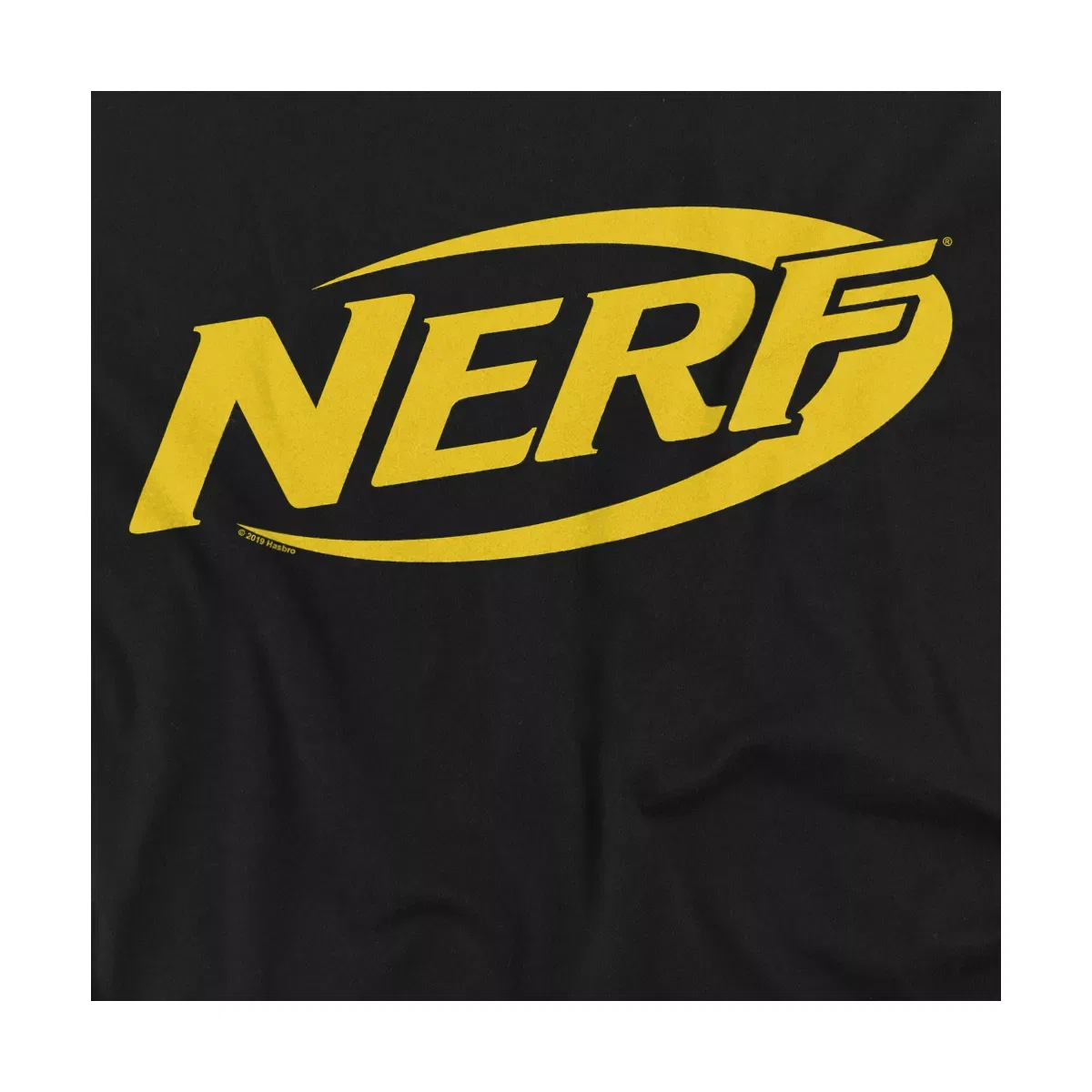 Детская футболка с принтом Nerf Logo NERF, Black — фото 2