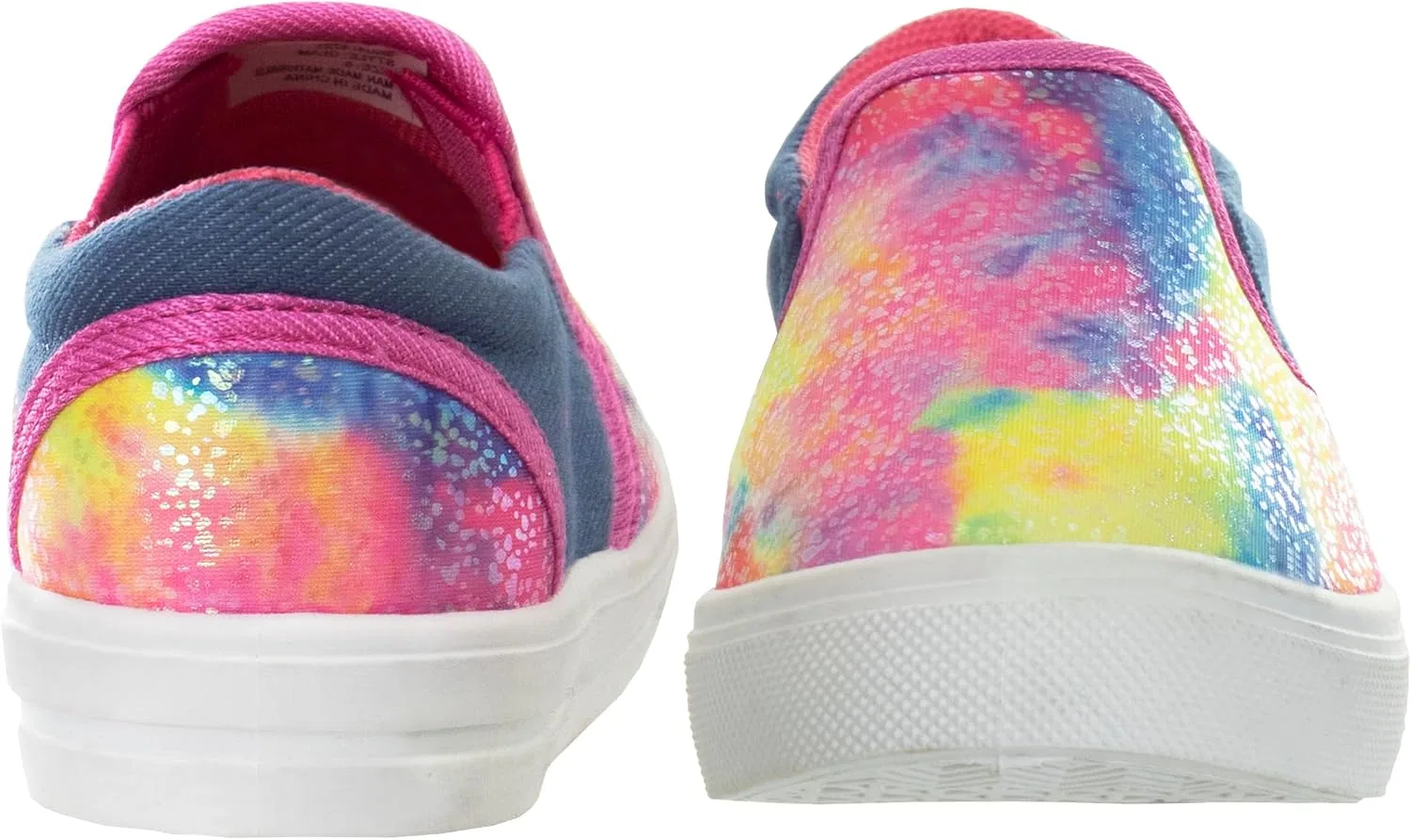 Детские кеды для девочек без шнуровки SAIL, Pink Denim — фото 4
