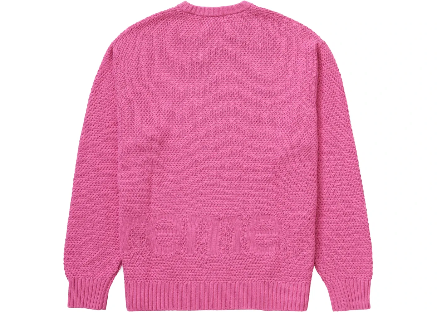 Мужской свитер с текстурой Small Box Pink Supreme — фото 2