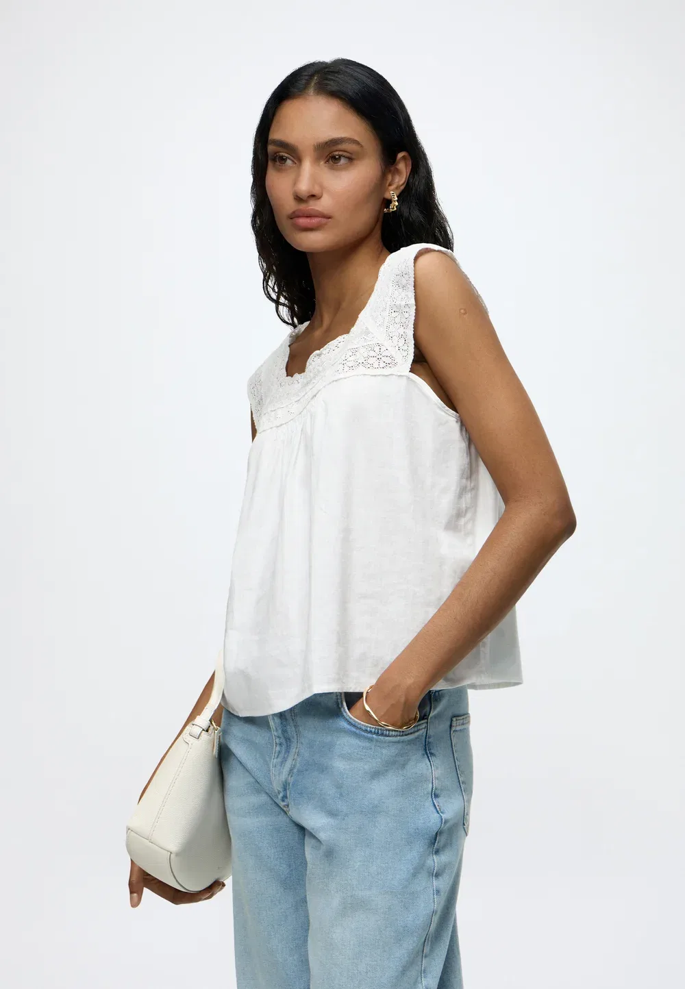 Вязание крючком sqnk - верх Gap, New Off White — фото 4