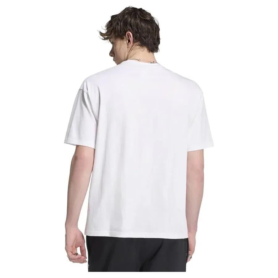 Футболка с круглым вырезом и свободным кроем adidas Ess Loose Tee KS7394, Белый — фото 3