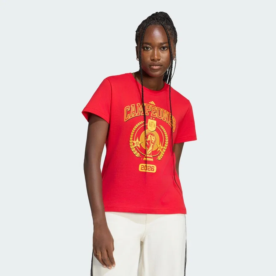 Спортивная футболка ADIDAS PERFORMANCE Performance Shirt 'FEF H WIN26 TW' красного цвета — фото 2