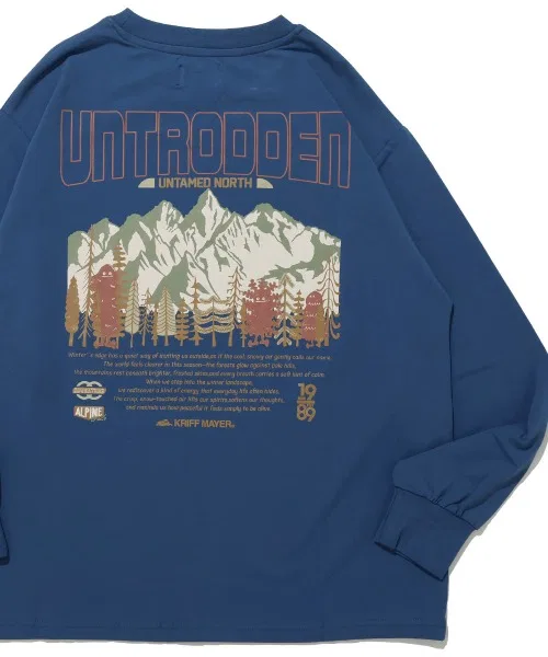 Детский лонгслив с принтом Mountain KRIFF MAYER Kid's Collection, Blue