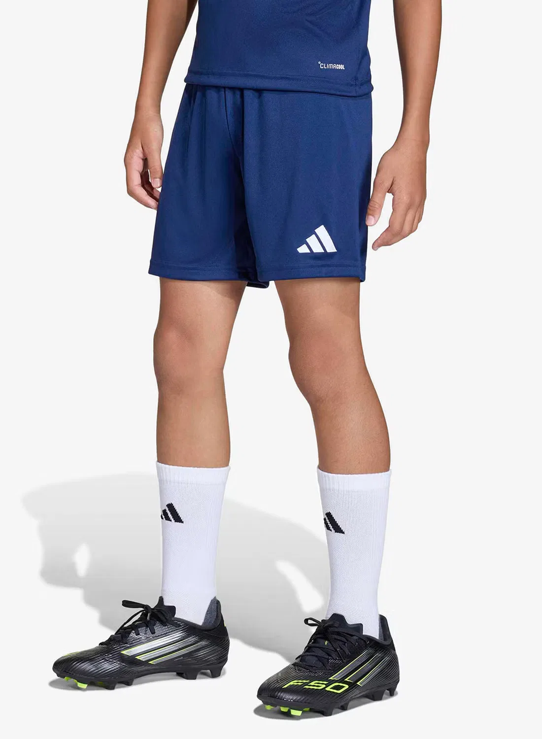 Шорты спортивные с технологией Climacool Entrada26 Adidas, темно-синий — фото 3