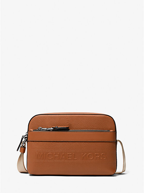 

Сумка Michael Kors Hudson Pebbled Leather Utility Crossbody, коричневый