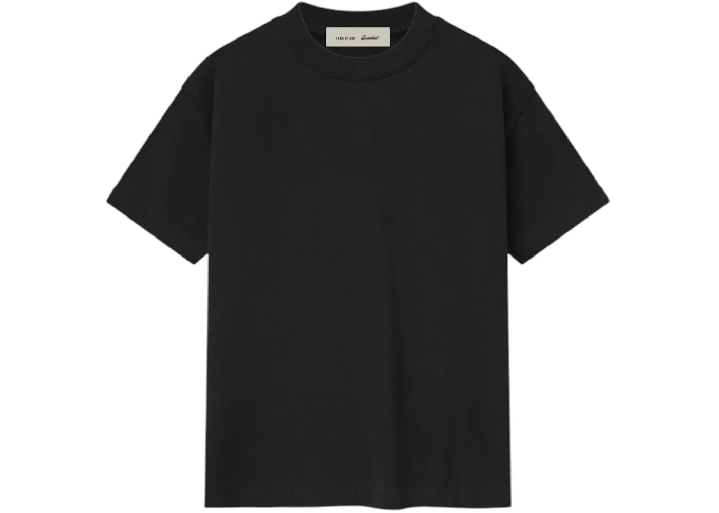 Детская футболка с коротким рукавом Fear of God Essentials Tee, Vintage Black