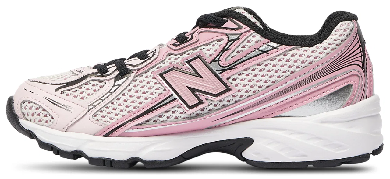 Кроссовки для девочек 740 New Balance, цвет Rose Sugar/Pink Taffy/Black — фото 2