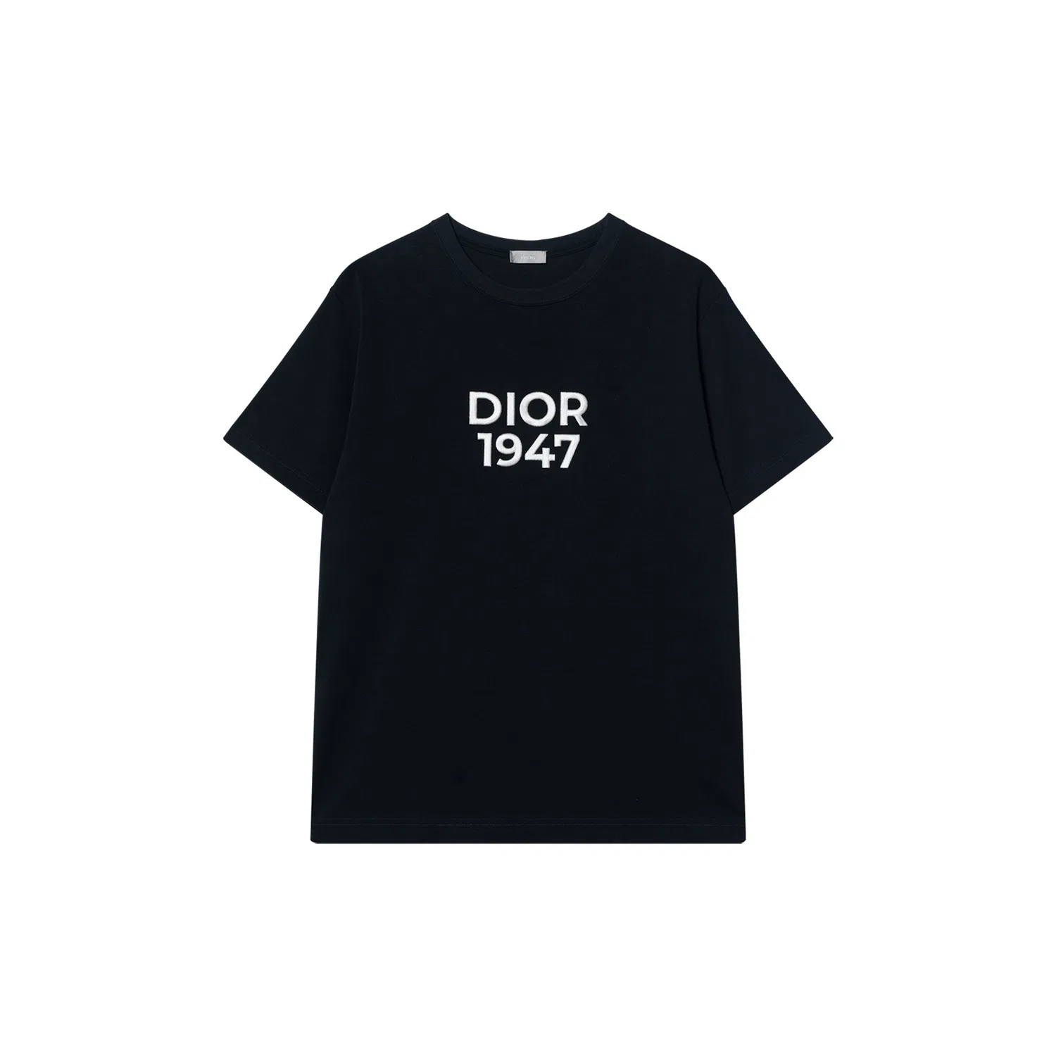 Футболка с круглым вырезом, повседневная, DIOR, Marine Blue