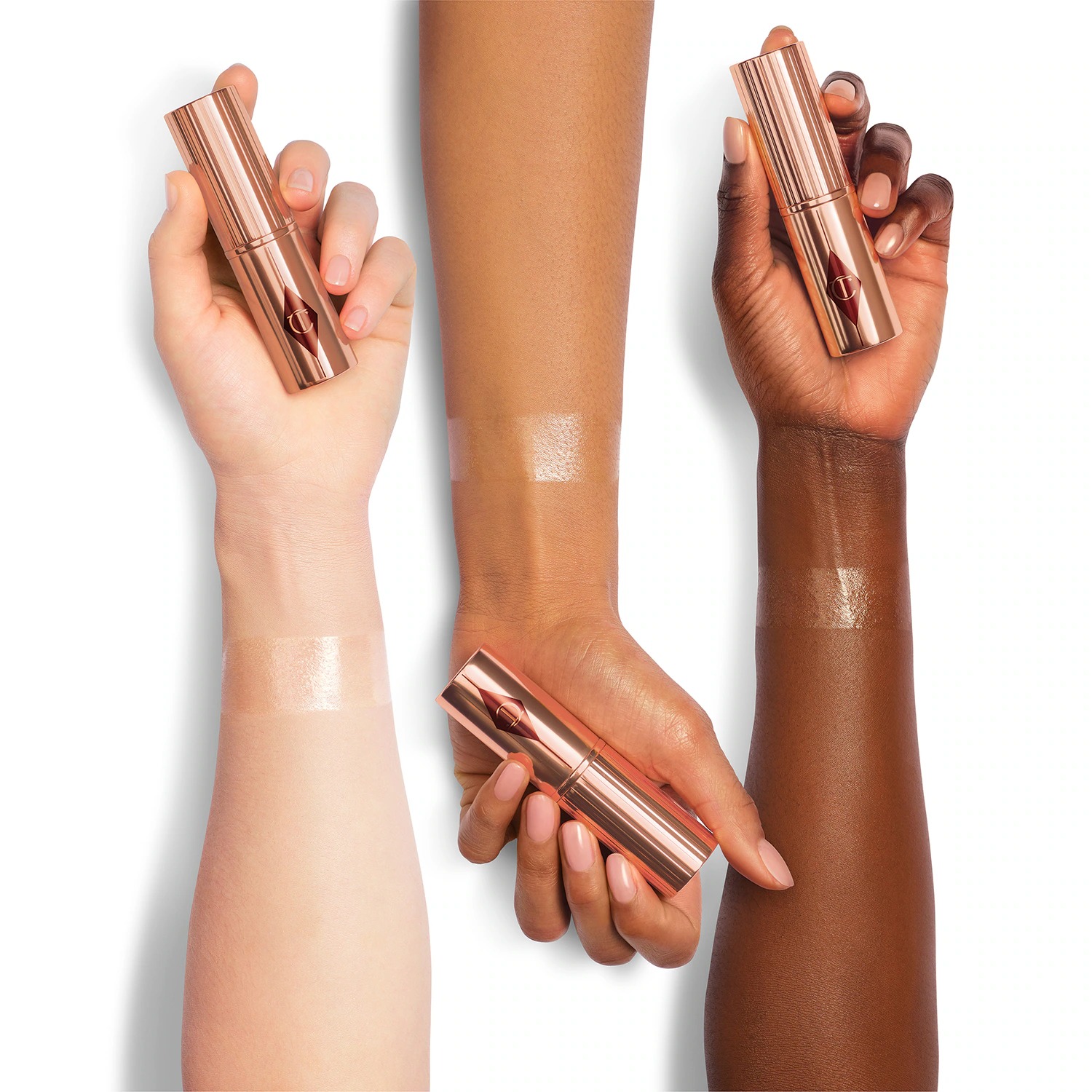 Хайлайтер-стик Charlotte Tilbury Unreal With Nourishing Ingredients, Glazed Goddess, 9 г — фото 4