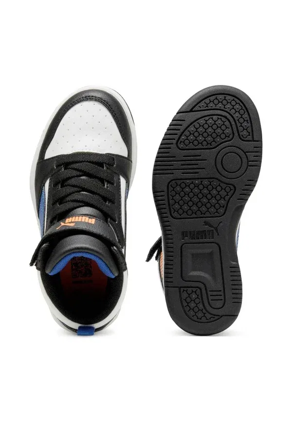 Кроссовки на липучке Rebound v6 mid ac ps 033 var, Puma, Dark Blue, темно-синий — фото 4