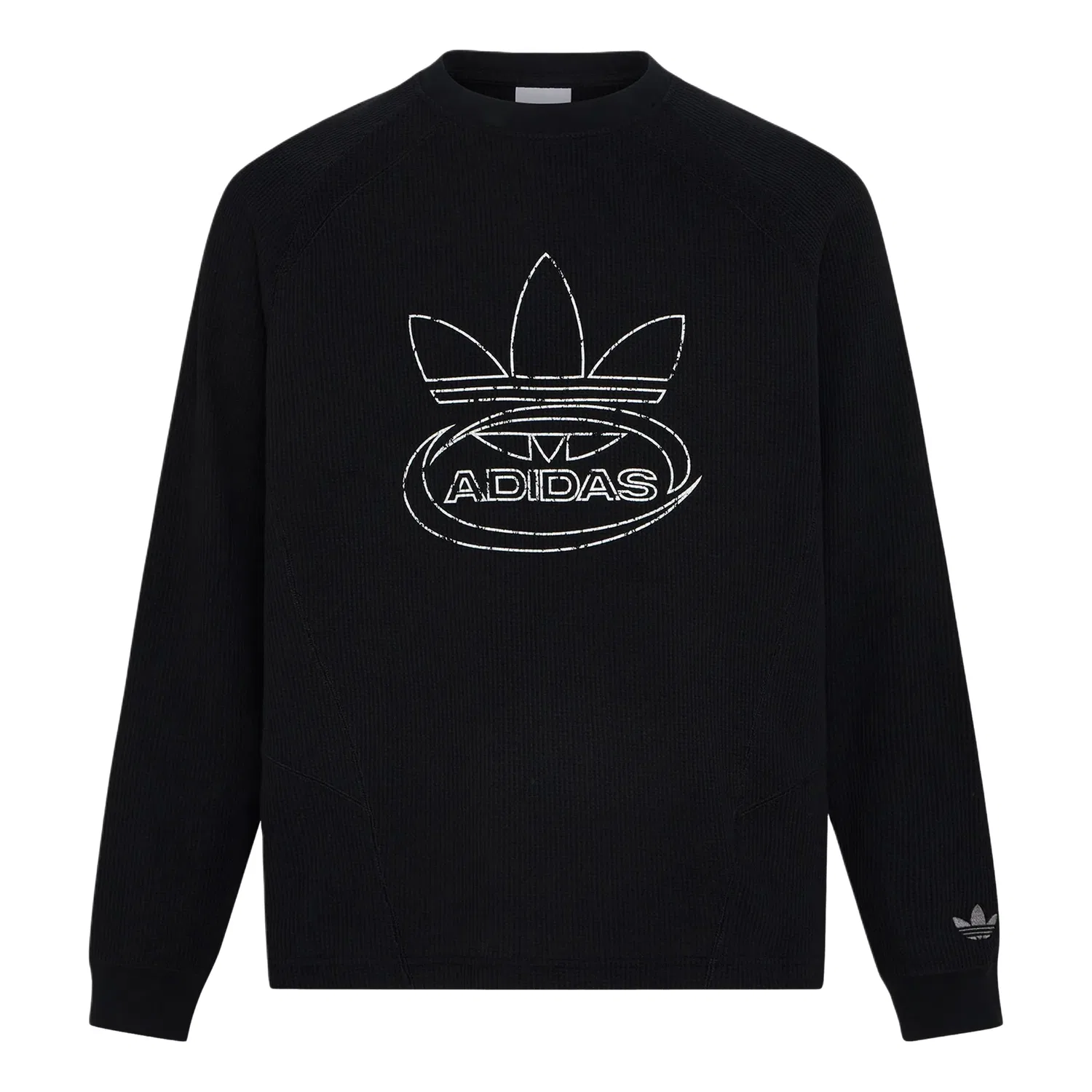 Мужская футболка Street M T-Shirt LS Asia Sizing 'Black' adidas, черный