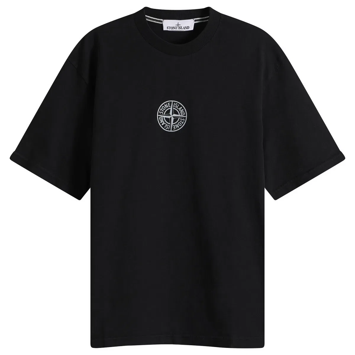 Футболка с принтом Low Infos Stone Island, Black