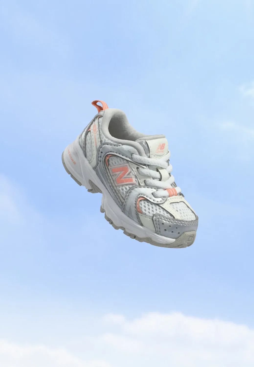 530 унисекс - кроссовки New Balance, Silver-Coloured Metallic/Pink Lemonade
