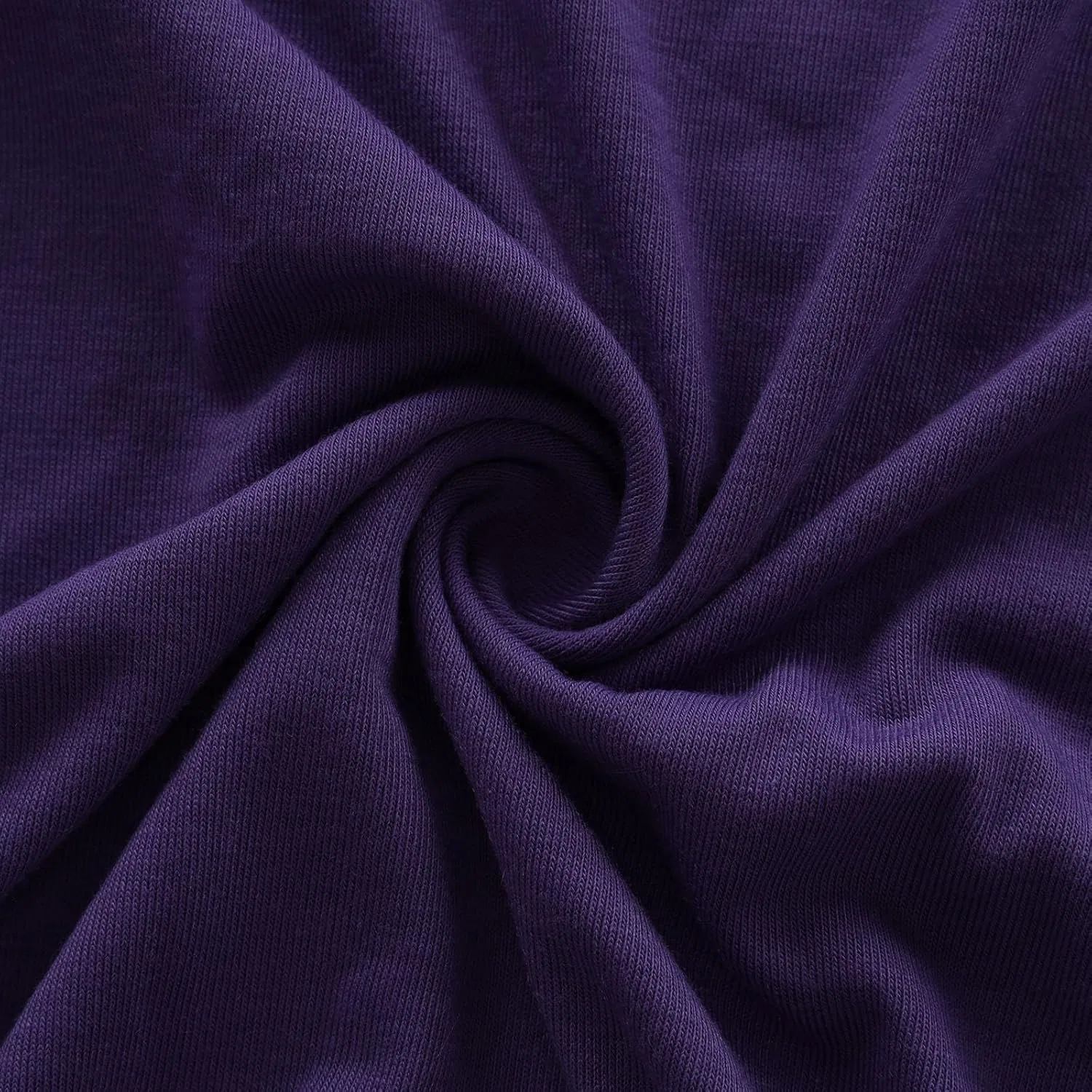 Мужская футболка с длинным рукавом свободного кроя Dark Purple — фото 4