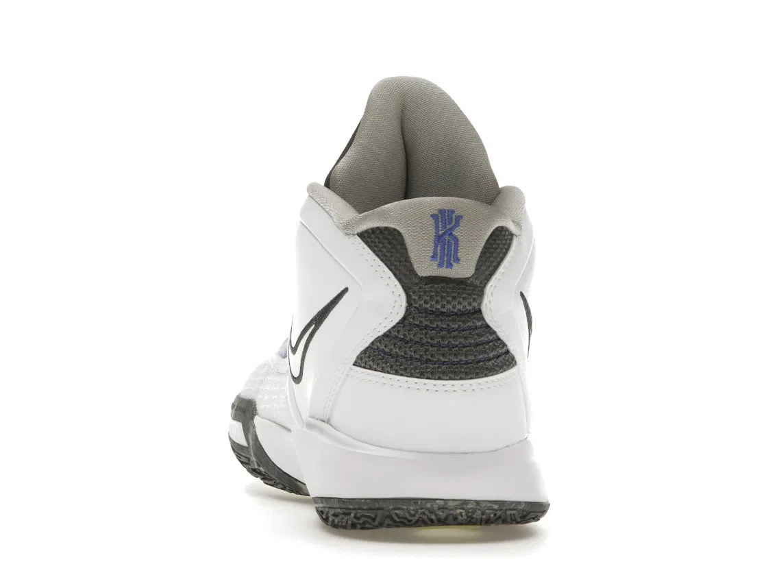 Детские кроссовки для баскетбола с дизайном Smoke And Mirrors Nike Kyrie Infinity, White/Light Marine/Medium Blue/Iron Gray — фото 4