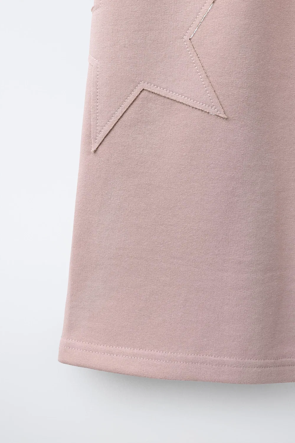 Широкие брюки с нашивкой в виде звезды ZARA, Pink — фото 4