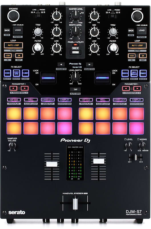 

Pioneer DJ DJM-S7 2-канальный микшер для Serato DJ DJM-S7/UXEGCB