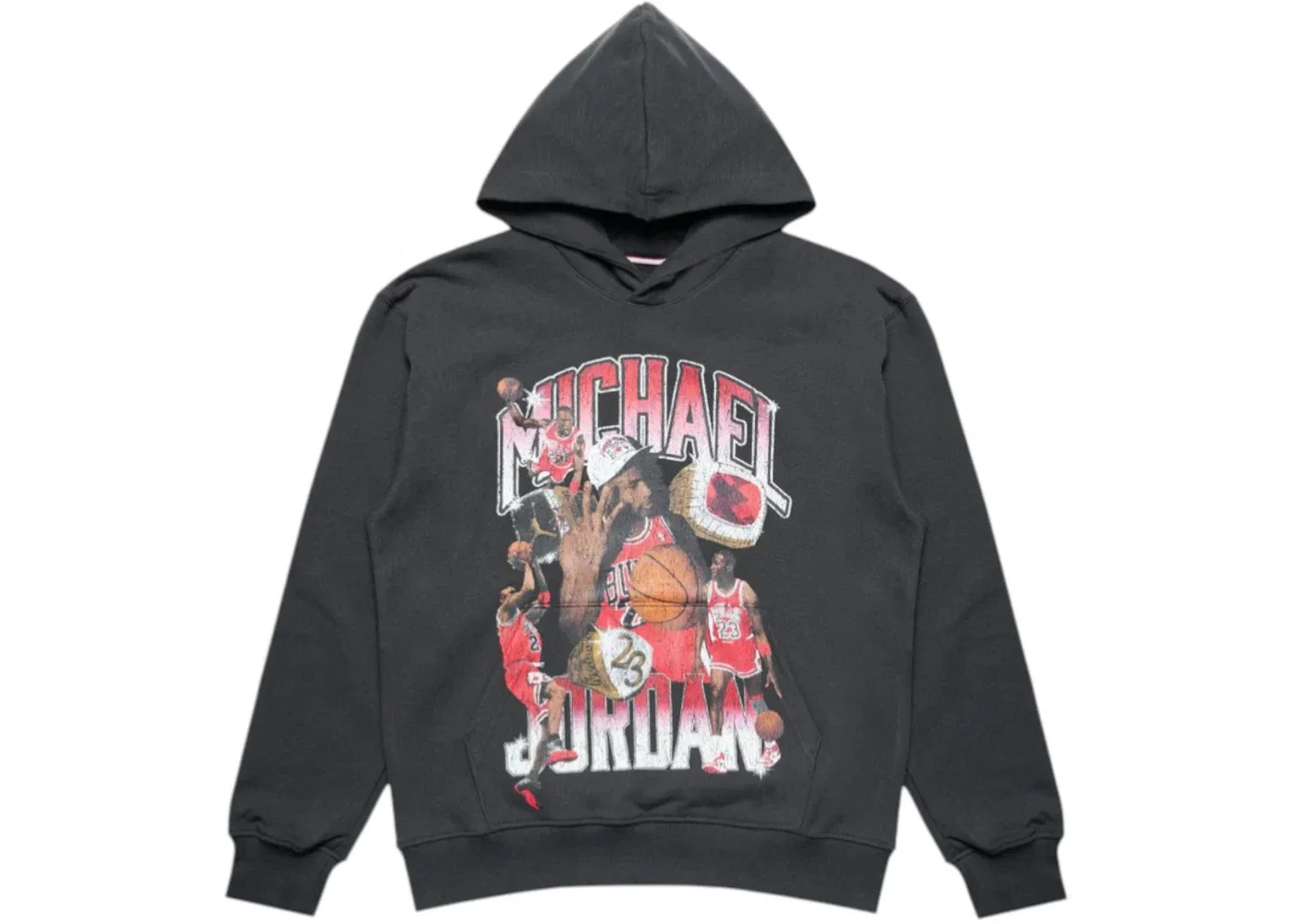 Мужской пуловер с капюшоном флисовый с принтом Jordan Flight Fleece Graphic Pullover Hoodie, Off Noir