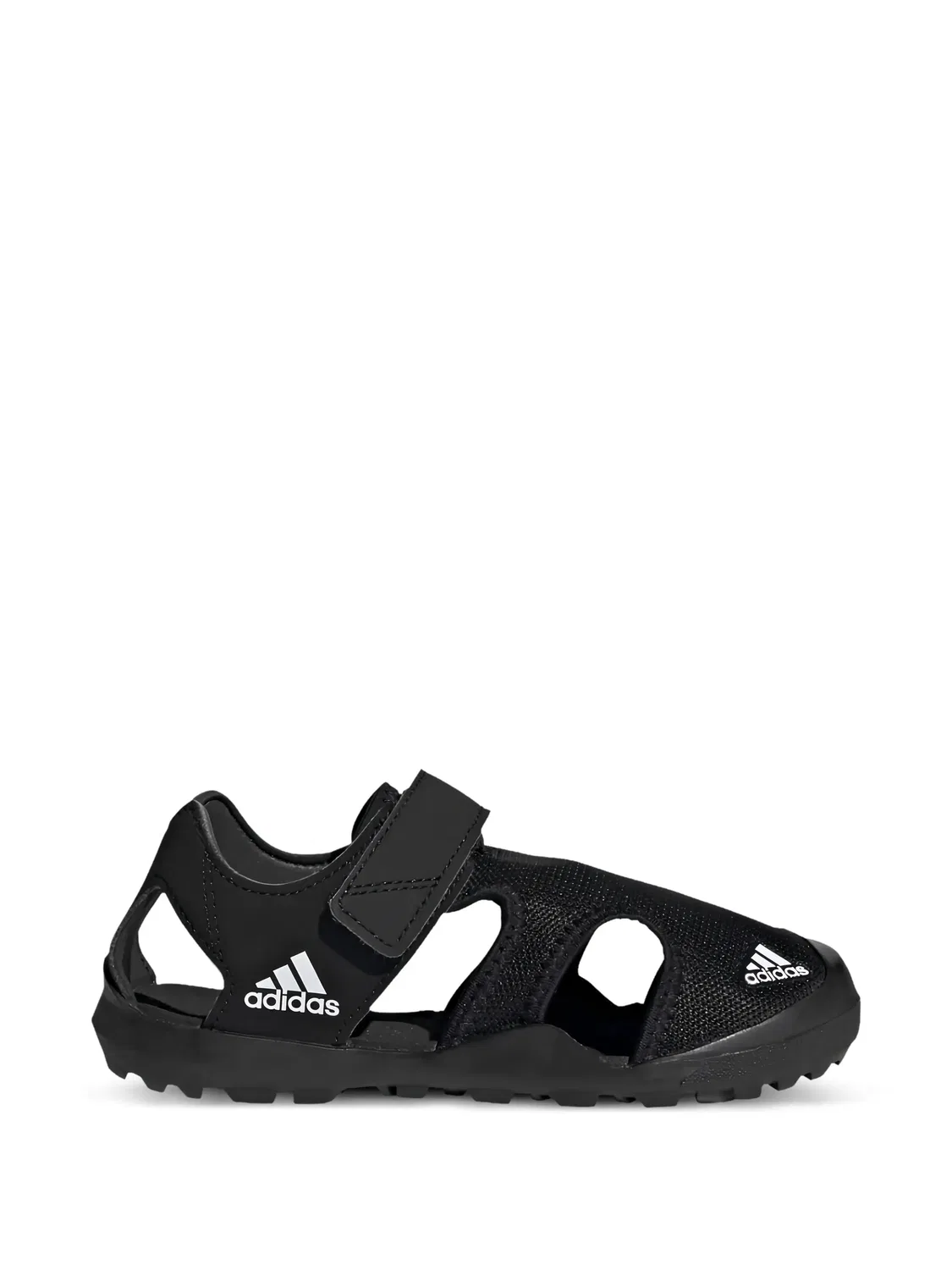 Кроссовки с ремешком и открытым носом Adidas, черный