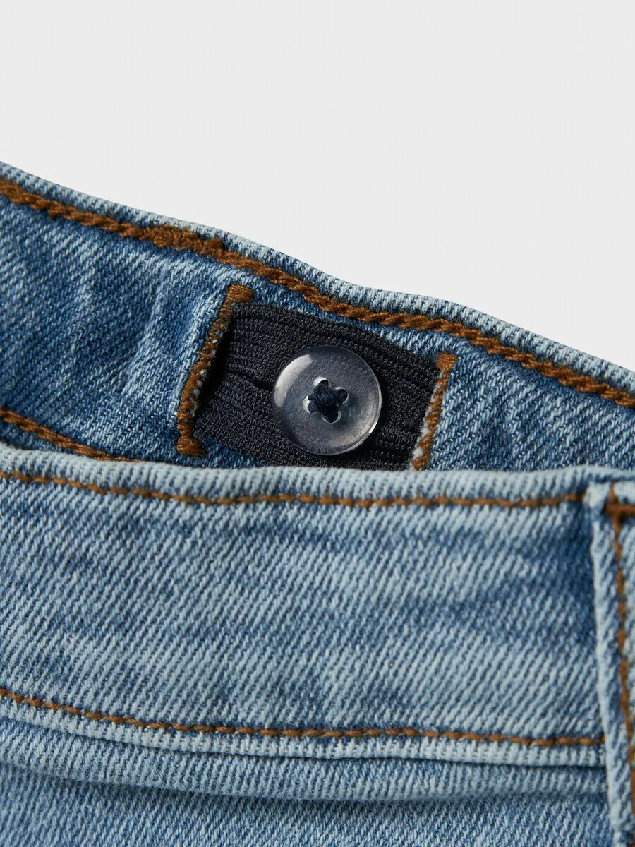 Джинсы NAME IT Barrel Jeans 'NMFBELLA' синего цвета — фото 3