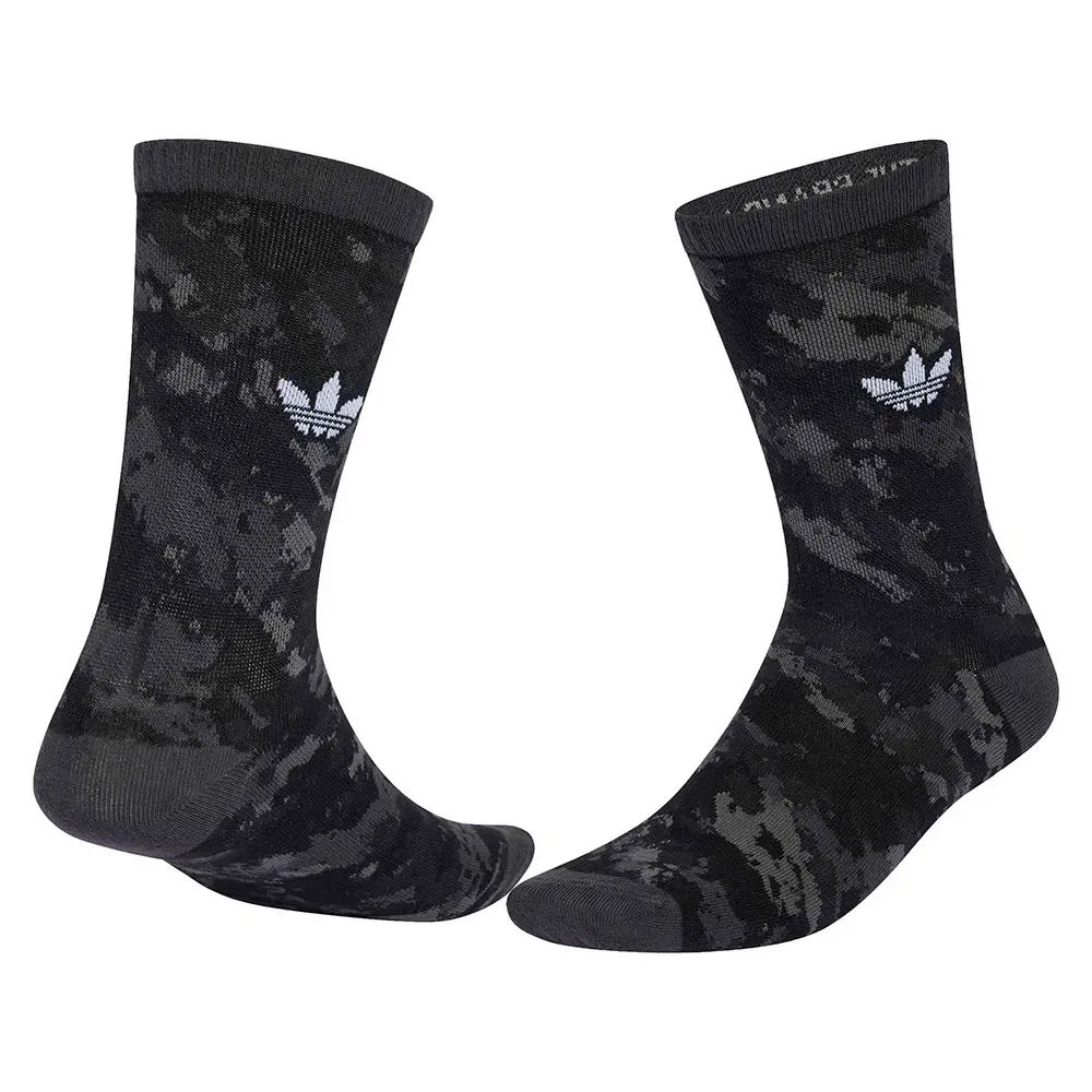 Носки Camo crew socks 2 pairs Adidas Originals, черный — фото 2