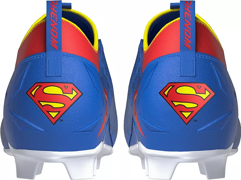 Мужские футбольные бутсы Phenom Elite Quantum Speed ​​Superman, синий/красный — фото 4