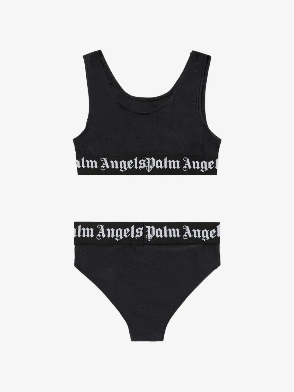Бикини с логотипом Palm Angels Kids, черный — фото 2