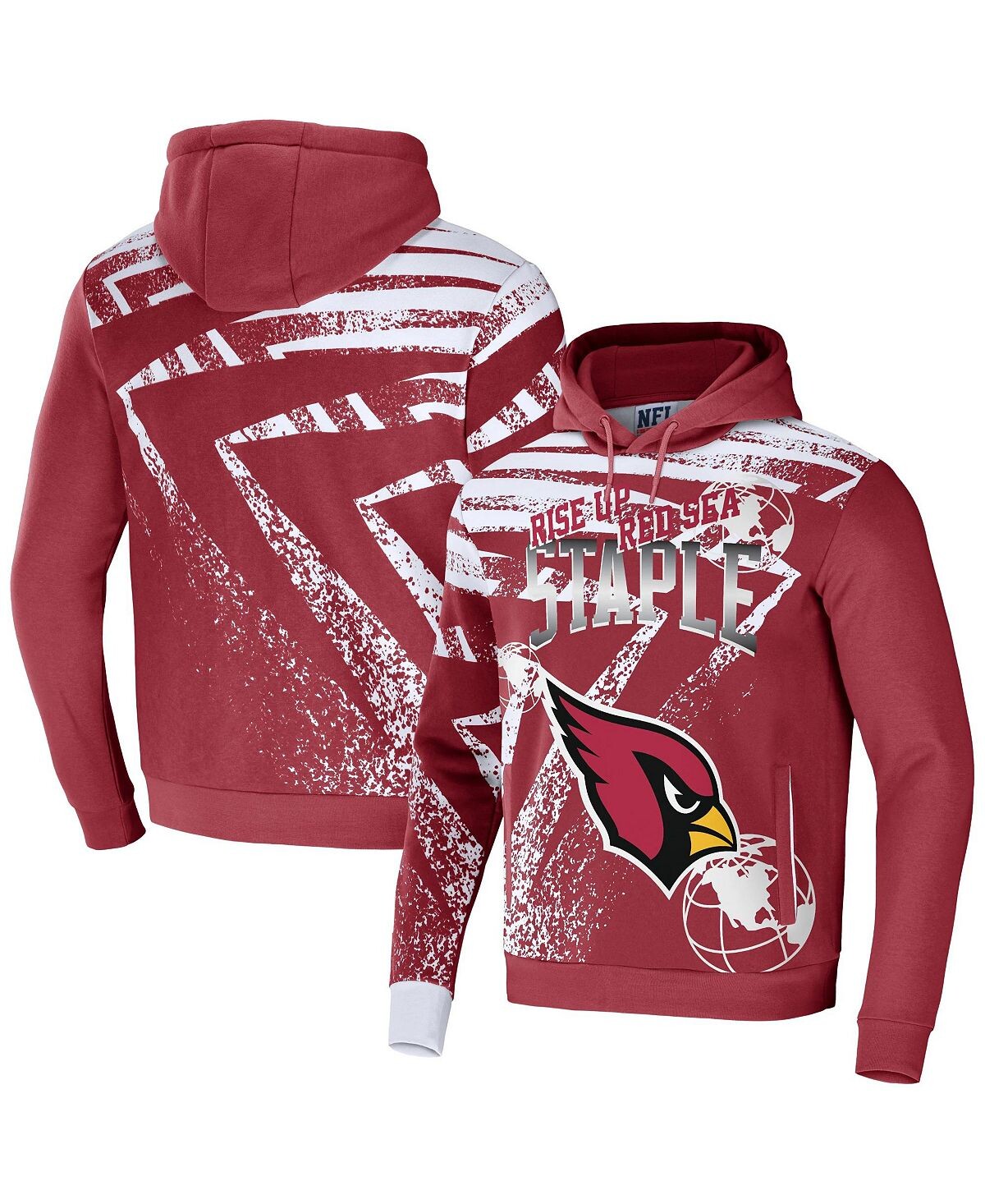 

Мужская толстовка с капюшоном и принтом nfl x staple cardinal arizona cardinals team slogan all over print NFL Properties