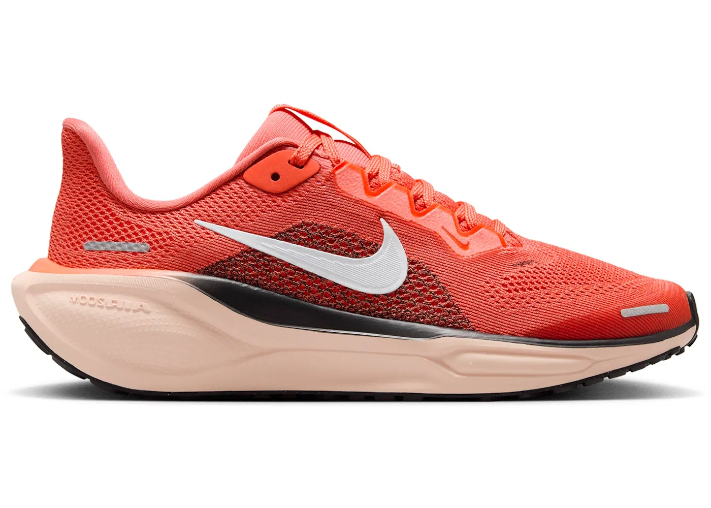Детские кроссовки для бега с амортизацией Nike Air Zoom Pegasus 41 Nike, Magic Ember/Black/Washed Coral/White
