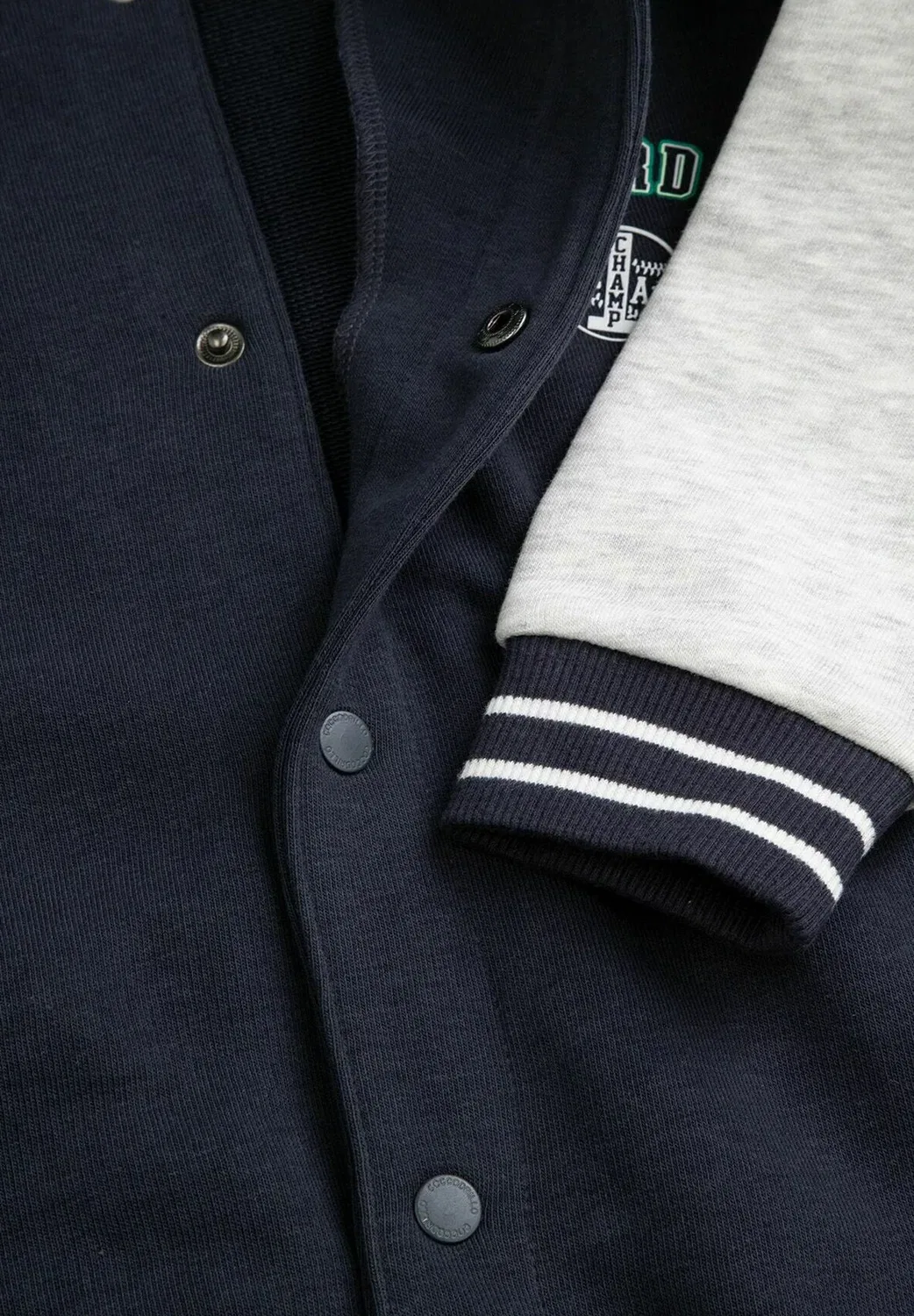 Толстовка-Бомбер - толстовка на молнии Coccodrillo, Dark Blue — фото 4
