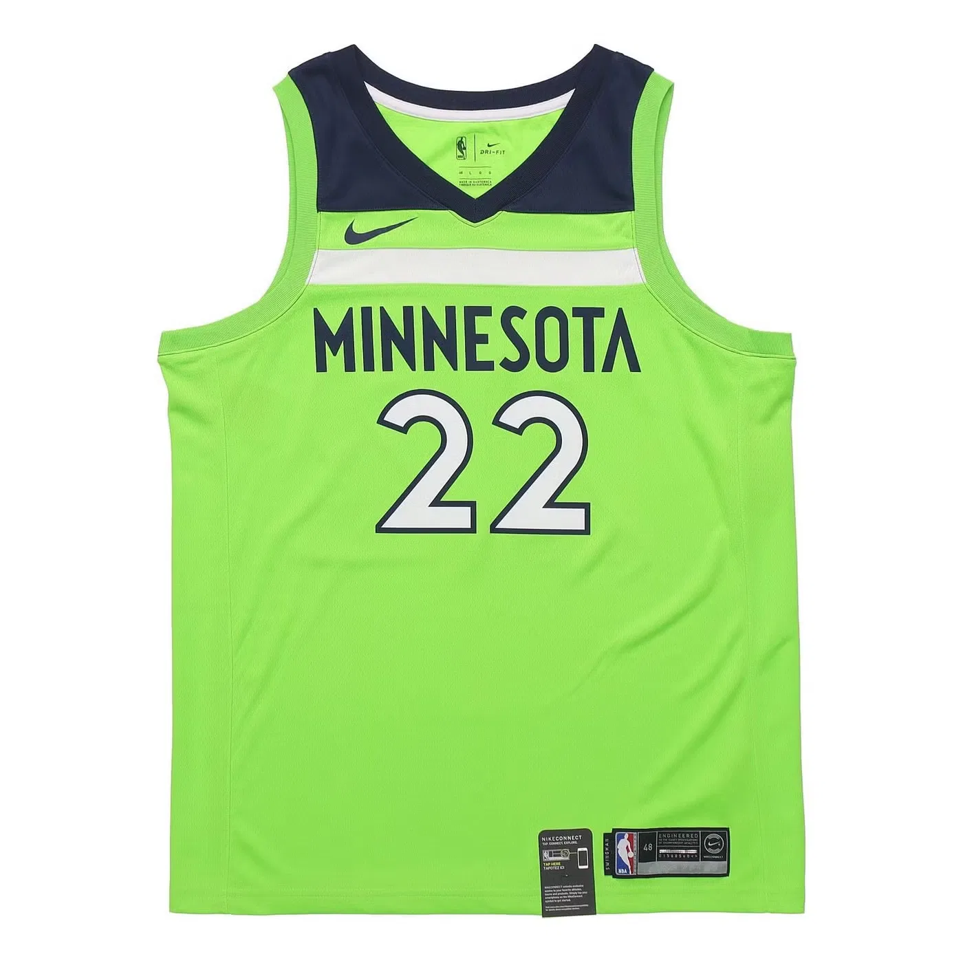 Джерси баскетбольное Minnesota Timberwolves Andrew Wiggins Nike, зеленый