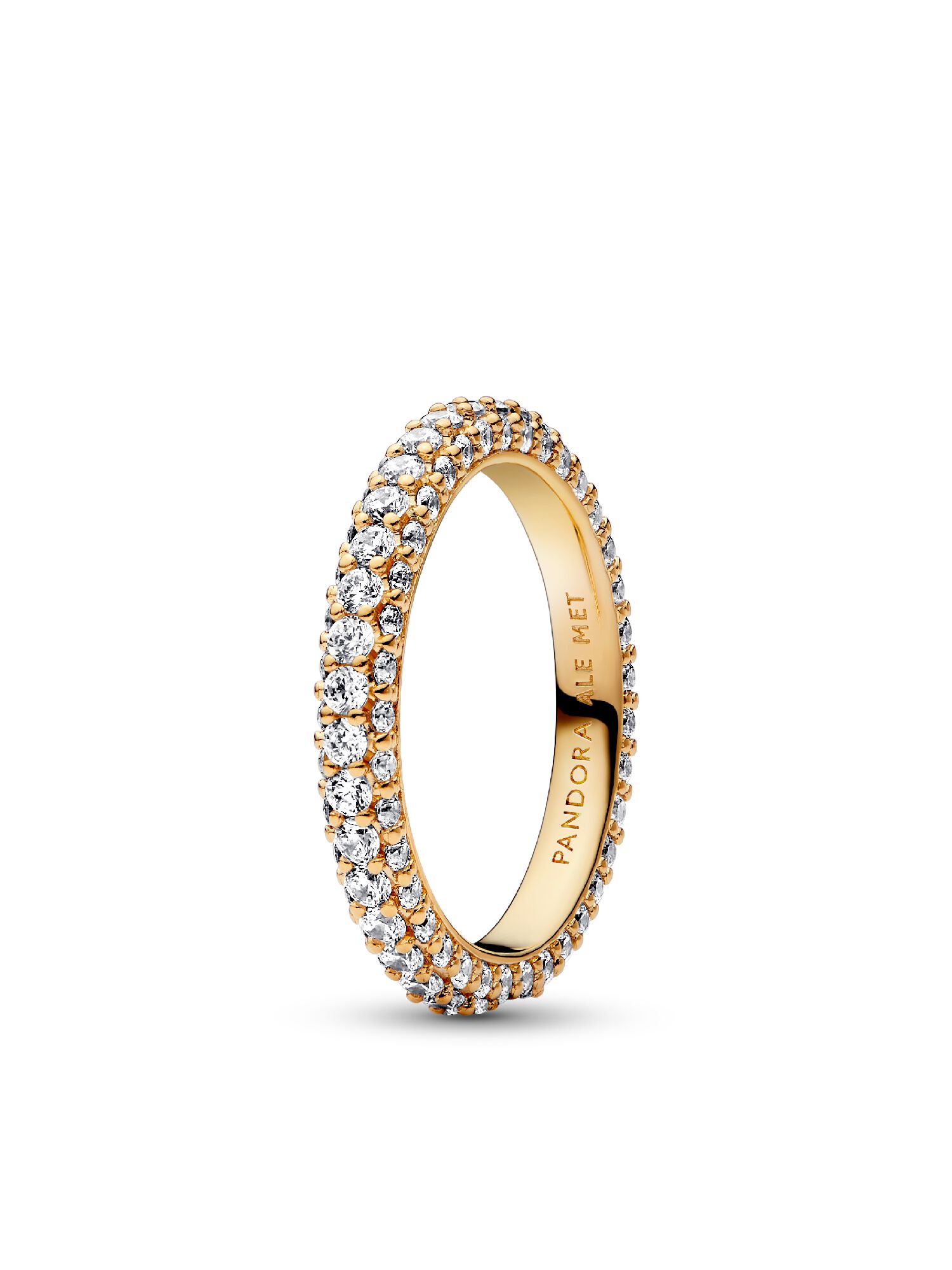 

Комплект колец Pandora Timeless Pavé и Sparkling Wave Pandora