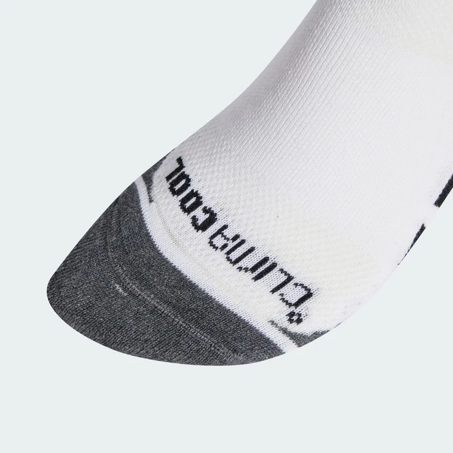 Носки спортивные с силиконовым принтом Performance Grip Climacool Cushioned Crew, 3 пары, adidas, Бело-серый