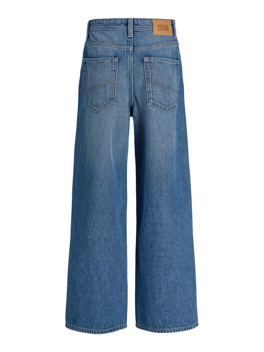 Джинсы Jack & Jones Junior Wide leg Jeans 'JJIDave JJOriginal' синего цвета — фото 2