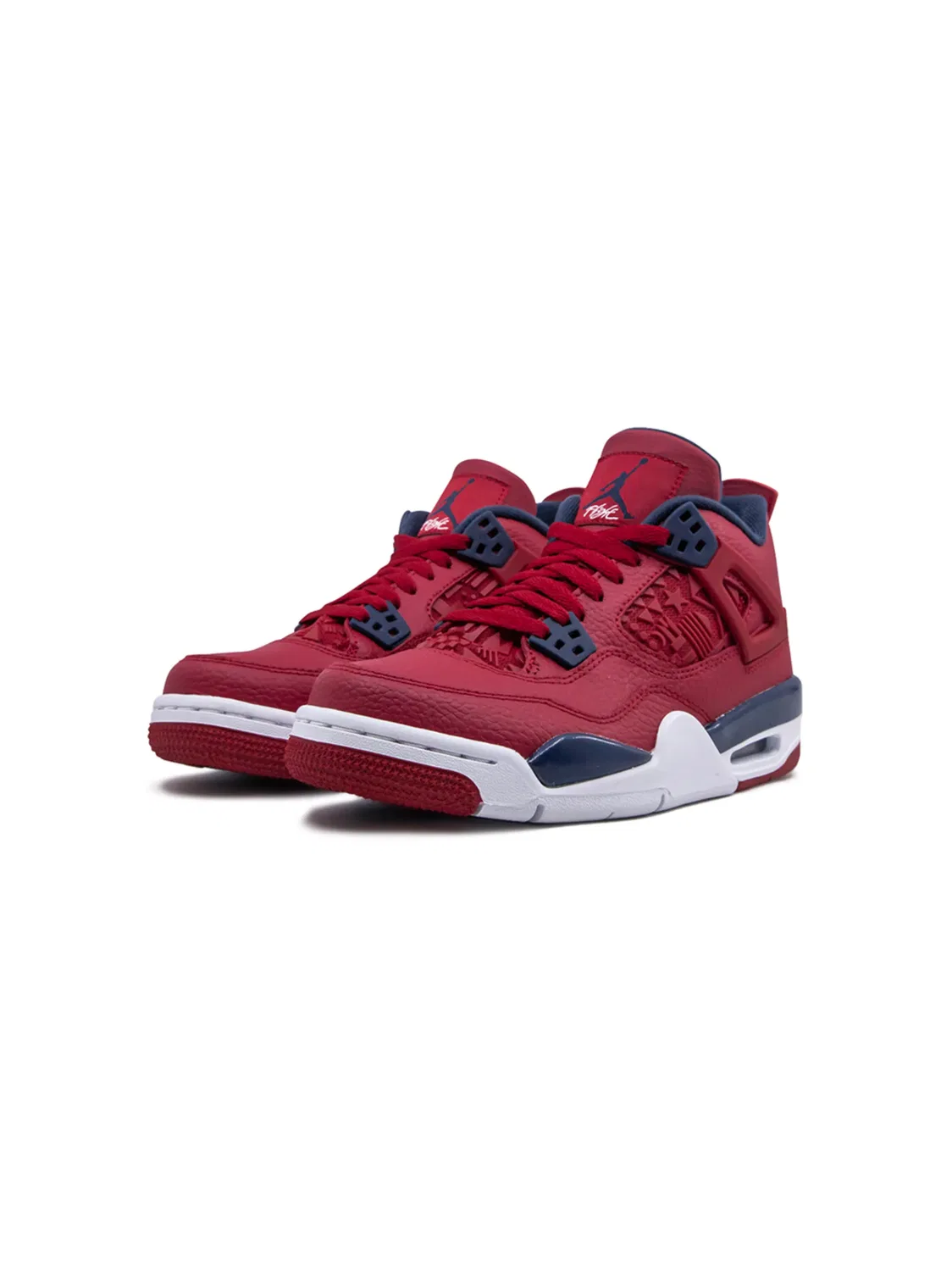 Кроссовки Air Jordan 4 Retro FIBA, красный — фото 2