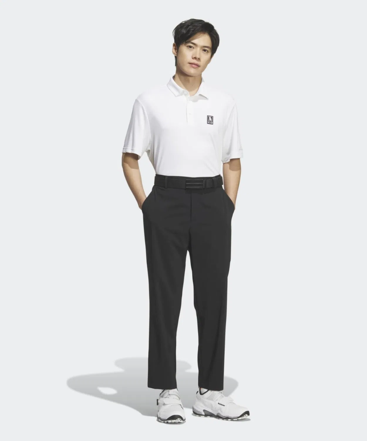 Мужские брюки из сисакана с длинными штанинами Adidas Golf, Черный — фото 3