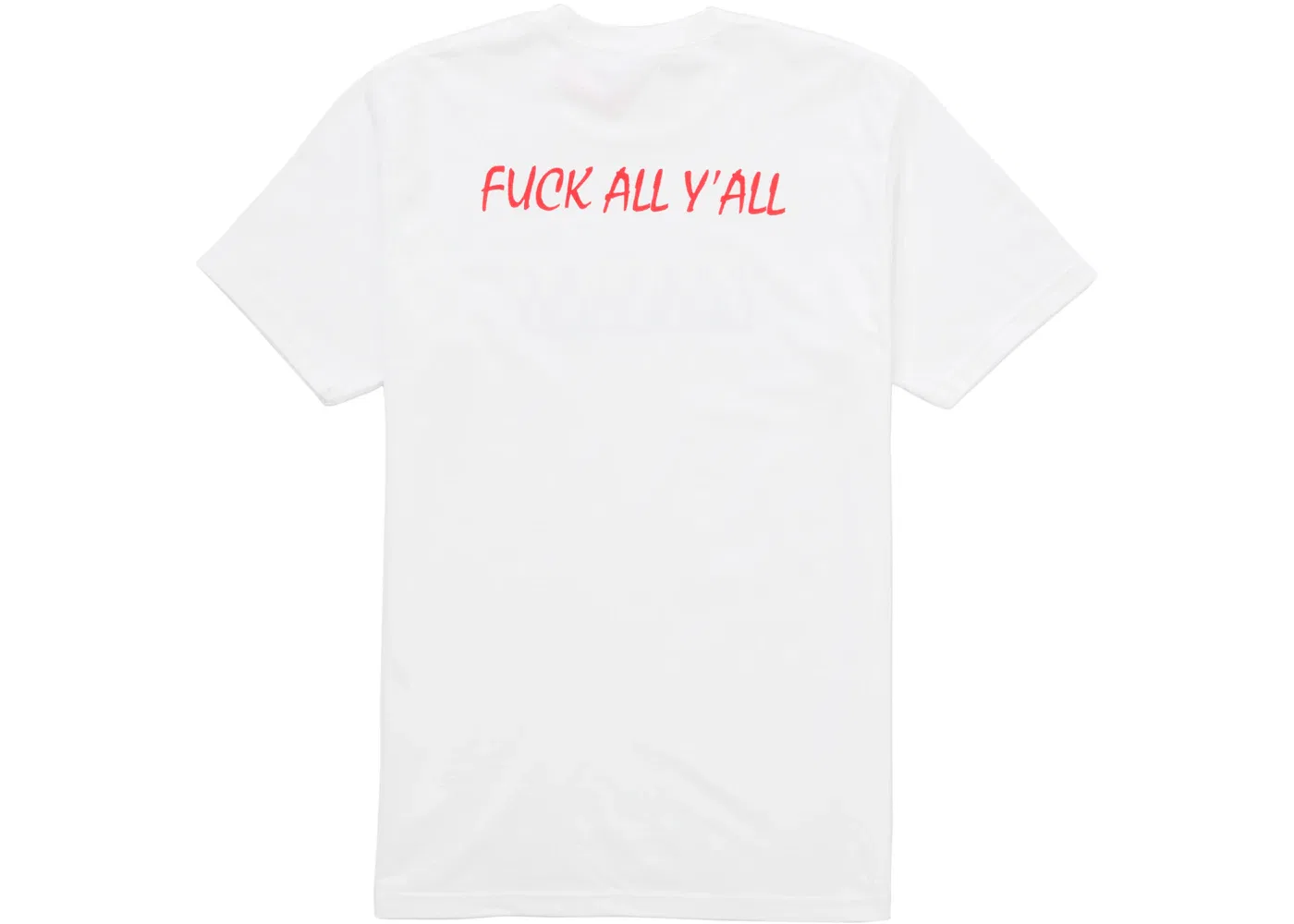 Мужская футболка с разрезным принтом Supreme Tee (FW25), White — фото 2