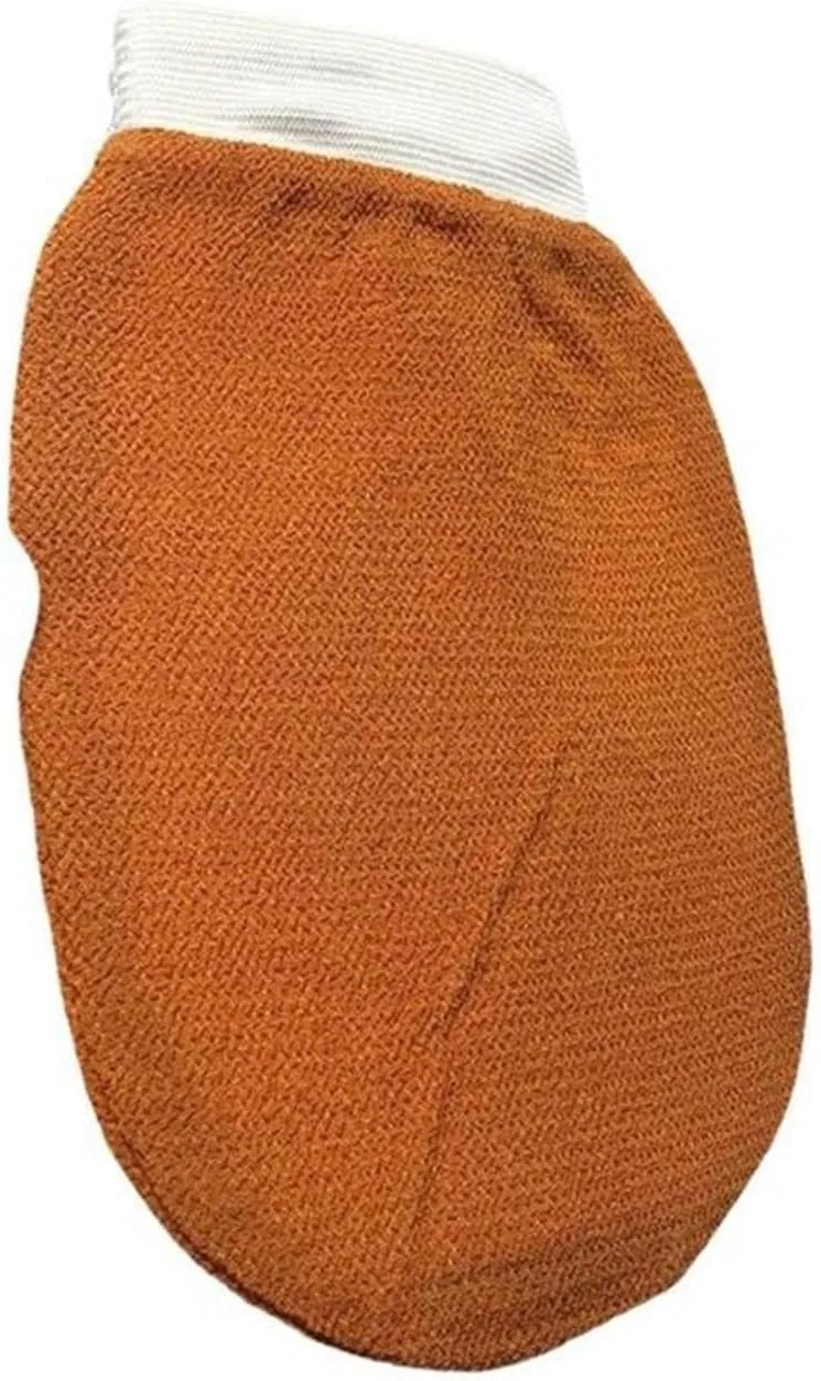 Скраб-рукавицы для тела ZZSRJ, 1 пара, Light orange