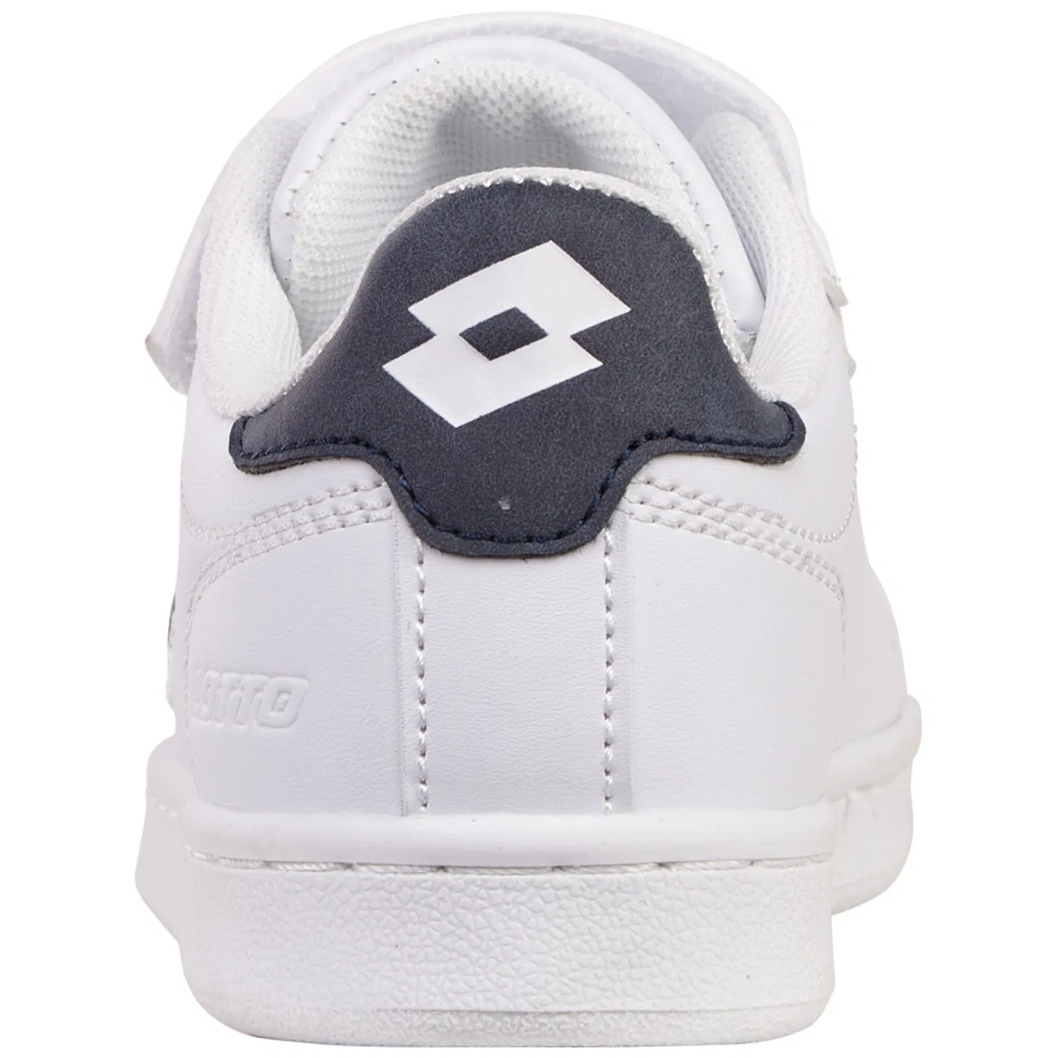 Детские ретро-кроссовки в теннисном стиле Lotto, White/Navy — фото 4