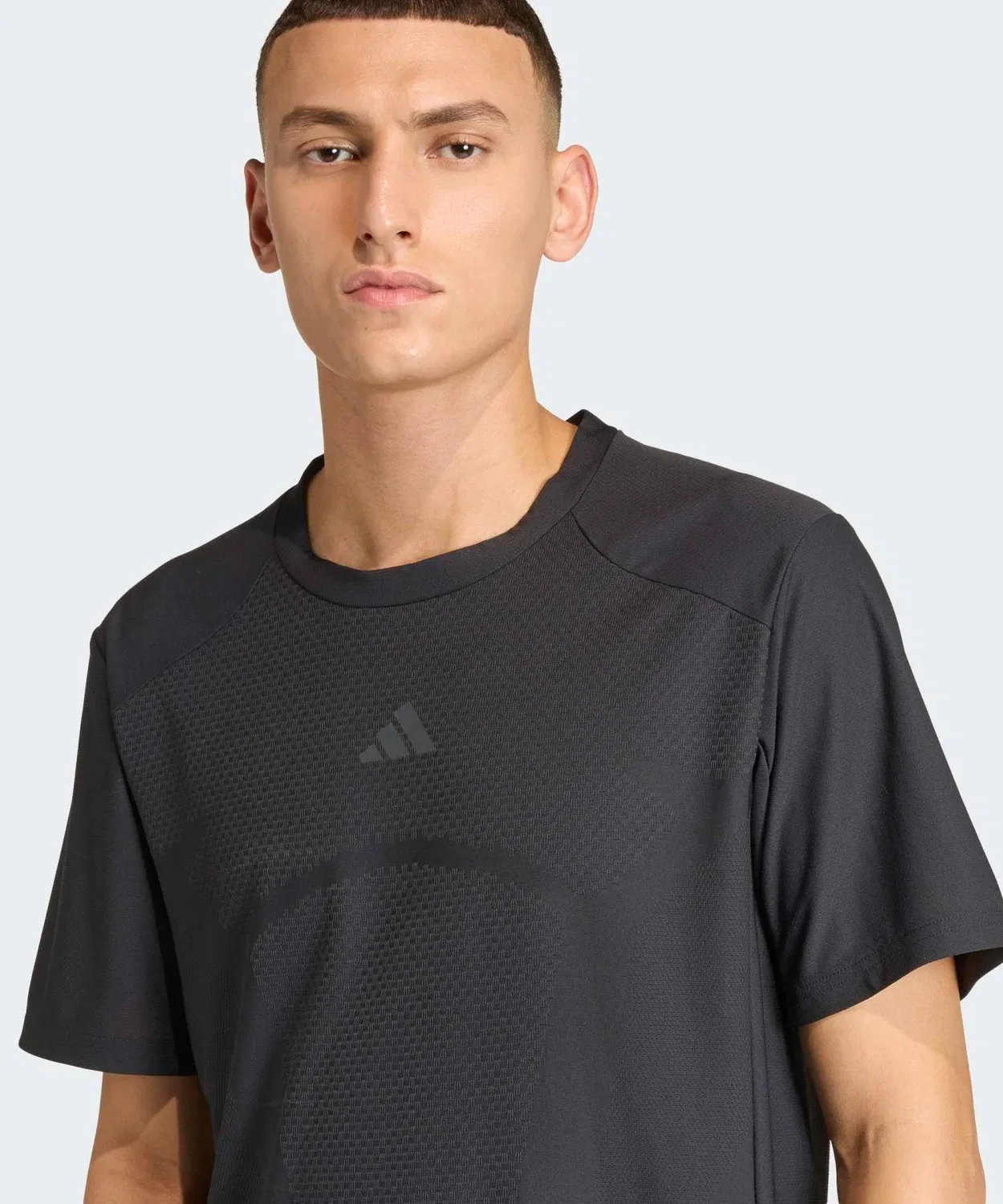 Мужская футболка с коротким рукавом Climacool 3D T-Shirt Adidas, Black — фото 3